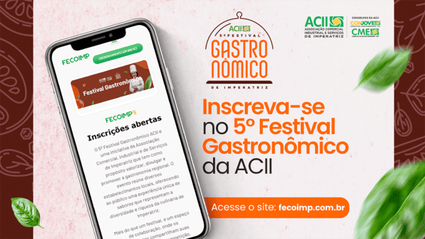 Inscrições abertas para o 5º Festival Gastronômico da ACII