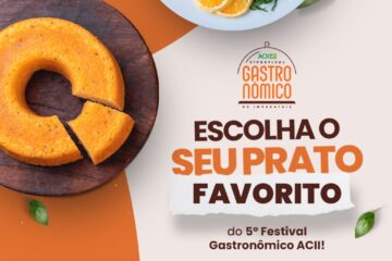 Votação dos melhores pratos do 5º Festival Gastronômico da ACII está aberta até 18 de setembro