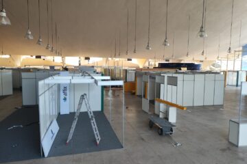 Montagens dos Estandes para a 23ª Fecoimp começam no Centro de Convenções