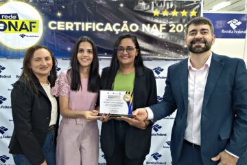 NAF do UniFacimp Wyden é homenageado pela Receita Federal por boas práticas voltadas à comunidade 