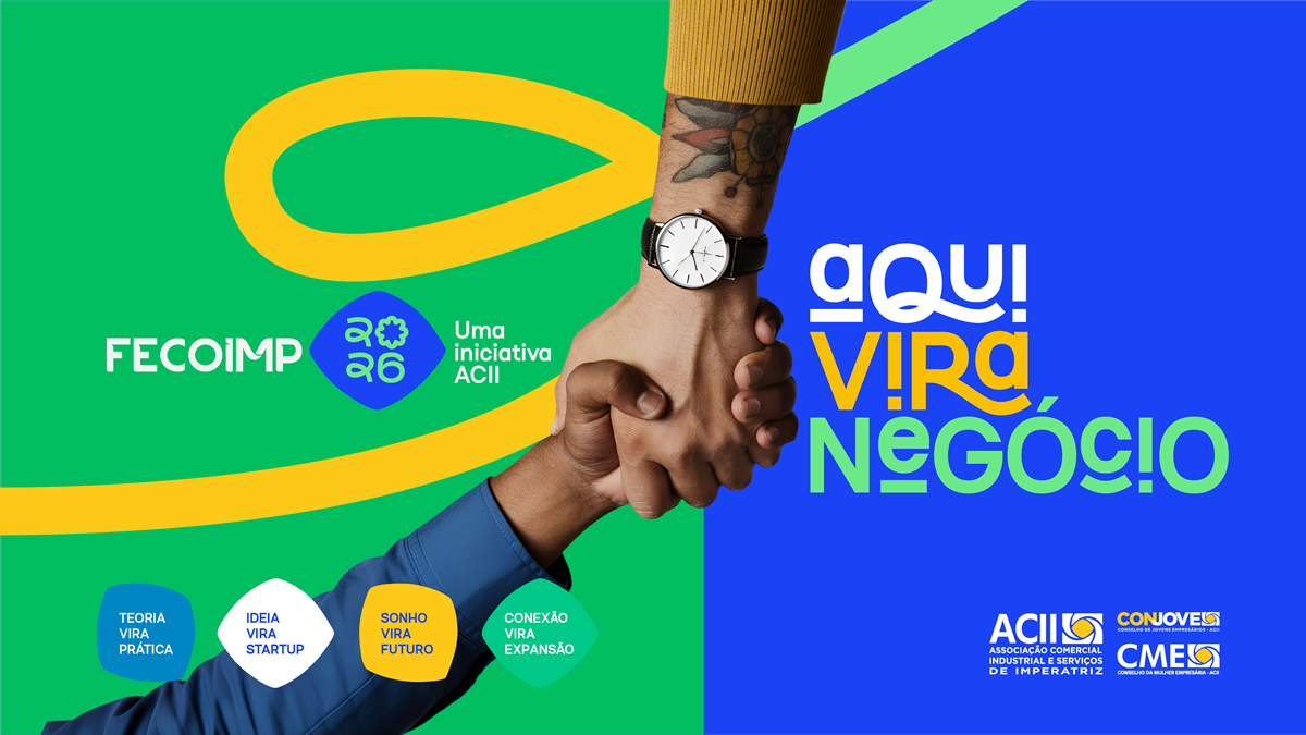 Tema da Fecoimp 2026 “Aqui vira negócio” reforça foco em comercializações na feira