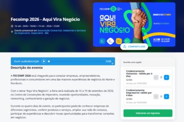 Visitantes já podem garantir entrada gratuita para a Fecoimp 2026
